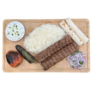 Beef Lula Kabob Plate